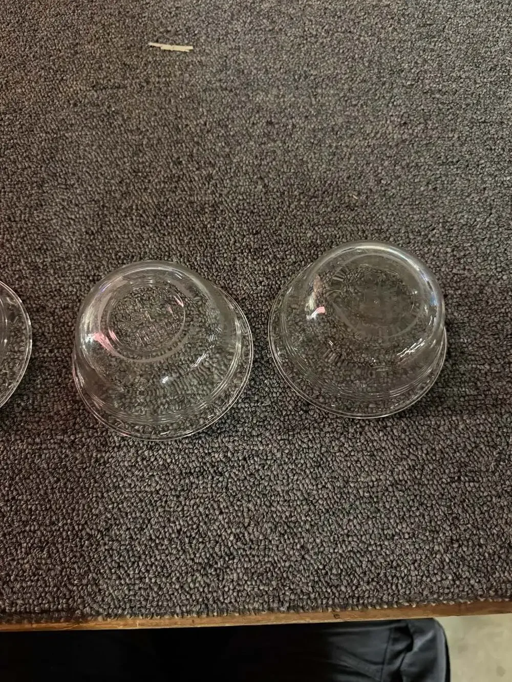 Pyrex Custard Cup Set of 4 Clear Glass 6 oz